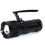 GOR® Spotter 60W White Laser Flashlight - 1800-2000 Lumens, Telescopic Zoom, IPX4 Waterproof, Digital Display, Aluminium Alloy Body