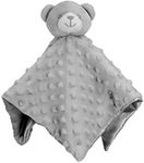 SoftTouch Tillfield Baby Grey Teddy Bubble/Popcorn Comforter/Security Blanket