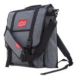 Manhattan Portage Commuter Laptop Bag W Back Zipper, Gray, One Size