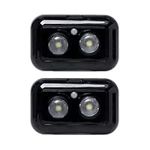 2-Pack of Gun Safe Light - Magnetic PIR Motion Sensor Lights Activation - Mountable Two Light Units Bar with Adjustable and Rotatable LED Lens - Ideal for Closet, Cabinet, Safe, Staircase Lightning