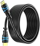 BlueRigger 4K HDMI Cable 50FT (4K 30Hz, HDR10, in-Wall CL3 Rated, High Speed, HDCP2.3, eARC) - Long HDMI Cable Compatible with Home Theatre, HDTV, Gaming Consoles, Streaming Devices