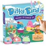 DITTY BIRD Musical Books for Toddlers | Electronic Sound Book Dance Edition | Fun & Interactive Toddler Books For 1 Year Old to 3 Year Olds | Sturdy, Sensory Talking Book for Children