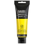 Liquitex Basics Acrylic Paint 4oz-Cadmium Yellow Light Hue