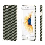 PITAKA Minimalist Case Compatible with iPhone 6 Plus/6s Plus 5.5", Aramid Fiber[Real Body Armor Material],Ultra Thin Lightest Strongest Durable Snugly Slim Fit - Black/Yellow