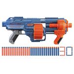 Nerf Elite 2.0 Shockwave RD-15 Blaster, 30 Nerf Darts, 15-Dart Rotating Drum, Pump-Action Slam Fire, Built-In Customising Capabilities