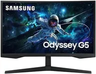 SAMSUNG 32-Inch Odyssey G55C Series QHD 1000R Curved Gaming Monitor, 1ms(MPRT), HDR10, 165Hz, AMD Radeon FreeSync, Eye Care, LS32CG550ENXZA, 2024