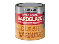 Ronseal UTVHG750 750ml Ultra Tough Hardglaze Internal Clear Gloss Varnish