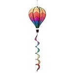 Windspiration Hot Air Balloon Twist Garden Wind Spinner, Sunrise