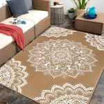 Yamaziot Waterproof Outdoor Rug 5x8