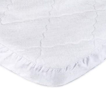 Babydoll Bedding Bassinet Waterproof Mattress Protector, 15" x 30"