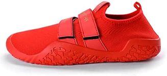 Deadlift Shoes Cross-Trainer|Barefoot & Minimalist Shoe|Fitness Shoes, Red, 10.5-11