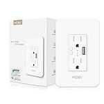 MOES WiFi Smart Wall Outlet,15A Div