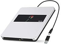 NOLYTH External CD/DVD Drive for Laptop: USB C CD Burner +/-RW DVD Player for Laptop Aluminum Alloy External DVD Drive for PC Windows Mac MacBook Desktop