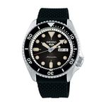 Seiko Nylon Analog Black Dial Men Watch-Srpd73K2, Black Band