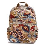 Vera Bradley Women's Performance Twill XL Campus Backpack Bookbag, Botanical Beauty, One Size