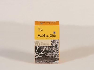 Greece, Greek Chios (Xios) Mastic Gum (Mastiha or Mastixa) 20 Gr Box New