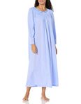 Shadowline Women's Petals 53 Inch Sleeve Long Gown Nightgown, Lilac, M