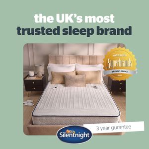 Silentnight Hotel Collection King Electric Blanket – Super Soft Fleece, 3 Heat Settings, Full Mattress Coverage
