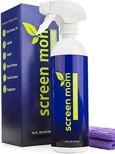 Screen Cleaner Kit - Best LED & LCD TV, Computer Monitor, Laptop iPad Screens – Contains Over 1,572 Sprays in Each Large 16 Ounce Bottle – Includes Premium Microfiber Cloth