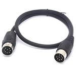 PIIHUSW Long 8 PIN DIN Cable Male to Male MIDI Extension Cord for Bang and Olufsen B&O PowerLink mk 2 BeoLab (50 cm)