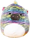 SQUISHMALLOW KellyToys - 8 Inch (20cm) - Safiyah The Rainbow Zebra - Super Soft Plush Toy Animal Pillow Pal Buddy Stuffed Animal Birthday Gift