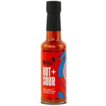 The Woolf’s Kitchen | Hot & Sour Sauce | Sweet & Spicy Lime Garlic Fusion | Must-Have for Wings, Burgers, Nachos | Ultimate Asian & Thai Cuisine Companion | Versatile Dipping Delight | 150ml