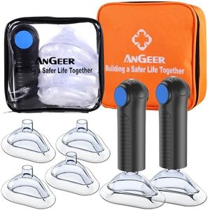 FSA HSA Choking Rescue Device, Anti Choking Device for Baby and Adults, AnGeer EasyPumpVac Airway Suction Device, First Aid Kit for Children and Adults - 2 Pack