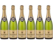 Francois Montand Sparkling Wine - Traditional Method - Blanc de Blancs Brut - France (6 x 0.75 L)