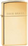 Zippo Slim - High Polish Brass Ligh