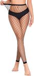 Avidlove Footless Fishnet Tight High Waisted Fishnet Stockings Fishnet Leggings Black