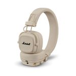 Marshall Major V Wireless On-Ear Headphones, Cream.