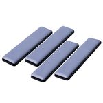 Furniture Sliders For Carpet And Hardwood Floors Adhesive Appliance Glides Self-Stick Furniture Sliders pads (rectangle25*100mm, 4)