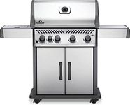 Napoleon Rogue XT 525 SIB Gas Grill – Stainless Steel, 4 Burner BBQ with Infrared Side Burner, Large 805 sq. in. Cooking Area for Outdoor Grilling