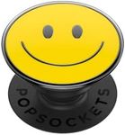 PopSockets: PopGrip - Expanding Stand and Grip with a Swappable Top for Smartphones and Tablets - Enamel Be Happy