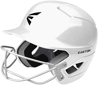 Easton | ALPHA Batting Helmet with Facemask | Fastpitch Softball | Large/X-Large | White