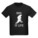 CafePress BMX Is Life T Shirt Youth Kids Cotton T-shirt Black