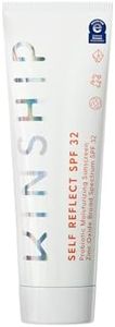 Kinship Self Reflect Probiotic Moisturizing Sunscreen SPF 32 - For Face & Body - Lightweight 100% Mineral SPF for Sensitive Skin - Sheer Zinc Oxide Sunblock - Clean & Reef Safe – Vegan (3.5oz)