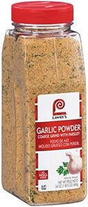 Lawry's Coarse Grind Garlic Powder with Parsley, 24 oz - One 24 Ounce Container of Garlic and Parsley Seasoning for Recipe Customization, Best with Beef, Poultry, Breads and More