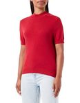 United Colors of Benetton Women's Turkey Jersey M/M 1035d201w Sweater, 84k Brick Red, M