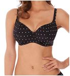 Freya Jewel Cove Sweetheart Bikini Top Black Black 32FF