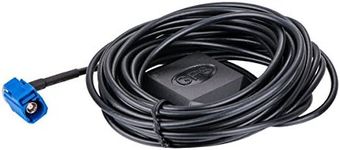 YONGJIANGXIA GPS Antenna Fakra C Right Angle Compatible with Ford SYNC Navigation Audi VW MFD2 RNS2 RNS-E 5M Long