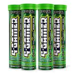 Gaming Supplement 4Gamer - Stimulants for Energy, Focus 7 Vision - Nootropic Brain Booster with Caffiene, Taurine & Vitamins (4 Tubes)