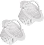 BlueStars 513330 Above Ground Pool Skimmer Basket for Pentair HydroSkim - Compatible with Hayward SP1091WM - Pack of 2