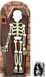 Fan Pack - Skeleton Crypt Halloween Lifesize Cardboard Stand-in Cutout - Includes 8x10 (20x25cm) Star Photo