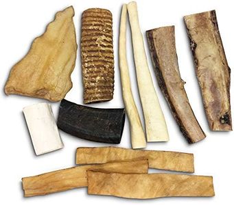Wild Eats Water Buffalo Prime Dog Bone Assortment Chews, All Natural Bones & Dog Treats 11 Pack Long Lasting Chews, Training Treats Grain Free