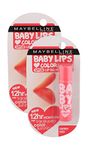 Maybelline Big Bazaar Combo - Babylips Lip Balm Cherry Kiss, 4G (2 Pieces) Promo Pack