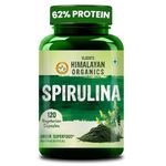 Himalayan Organics Spirulina 2000mg Per Serving - 120 Veg Capsules