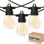 100FT Outdoor Garden String Lights,