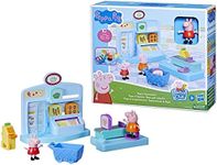 Peppa Pig Peppa’s Adventures Peppa’s Supermarket Playset Preschool Toy: Includes 2 Figures and 8 Themed Accessories; for Ages 3 and Up