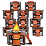 Luminar Resealable-Wick Chafing Fuel Cans, 12 Pack, 6 Hour - Premium Quality Burners for Food Warmers - No More Spills, Waste, or Hassle - Perfect for Convenient, and Long-Lasting Event Catering